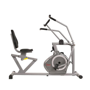 Magnetic Recumbent Exercise Bike, 350lb High Weight Capacity, Arm Exercisers, Monitor, Pulse Rate