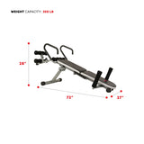 Invert Extend N Go Back Stretcher Bench for Back Pain Relief, Decompression Therapy