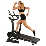 Cardio Trainer Manual Treadmill w/ Adjustable Incline, Magnetic Resistance, 400+ lb Capacity