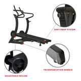 Cardio Trainer Manual Treadmill w/ Adjustable Incline, Magnetic Resistance, 400+ lb Capacity