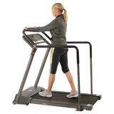 Recovery Walking Treadmill w/ Low Pro Deck and Multi-Grip Handrails for Mobility/Balance Support