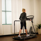 Recovery Walking Treadmill w/ Low Pro Deck and Multi-Grip Handrails for Mobility/Balance Support