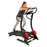 Cardio Trainer Manual Treadmill w/ Adjustable Incline, 300+ lb Capacity