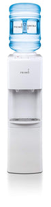 Primo Top Loading Water Cooler – 2 Temperature Settings, Hot & Cold – UL/Energy Star Qualified Water Dispenser with Child-Resistant Safety Feature Supports 3 or 5 Gallon Water Jugs [White]