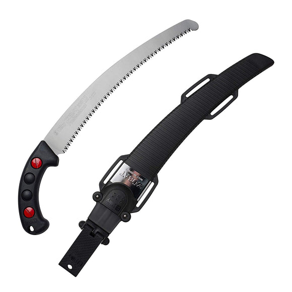 Silky 270-33 Zubat PROFESSIONAL Series Curved Blade Hand Saw with Scabbard, 330mm/13 inch curved blade, 1.5mm blade thickness