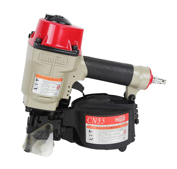 meite CN55 1-Inch to 2-1/4-Inch Industrial Coil Nailer Coil Siding Nailer with Aluminum Housing