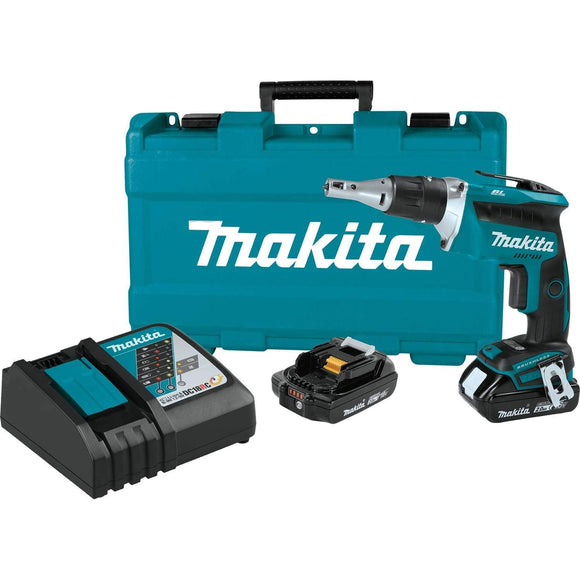 Makita XSF03R 18V LXT Lithium-Ion COMPACT Brushless Cordless Drywall Screwdriver Kit (20Ah)
