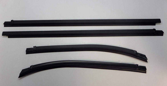 Toyota Tacoma 2001 – 2004 Double Cab Door Belt Molding 4pc Set Weatherstrip Genuine OEM