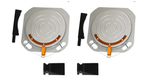 PMD Products Pair Wheel Alignment Turntable Turn Plates 10,000 Pounds Capacity w/Transition Bridge and Thrust Block