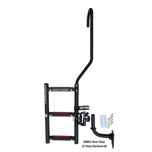 Quality Mark 28801 Bow Step – 3-Step, Starboard – 28801