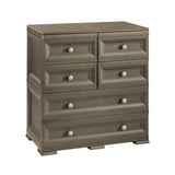 2 Wide + 4 Small Drawers Unit