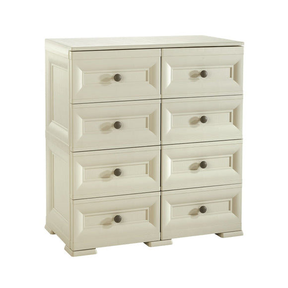 Wide 8 Drawers Unit