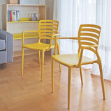 Sofia Armchair Horizontal Backrest Graphite
