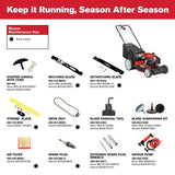 Troy-Bilt 21 in. 159 cc Gas Walk Behind Self Propelled Lawn Mower with Check Don’t Change Oil, 3-in-1 TriAction Cutting System