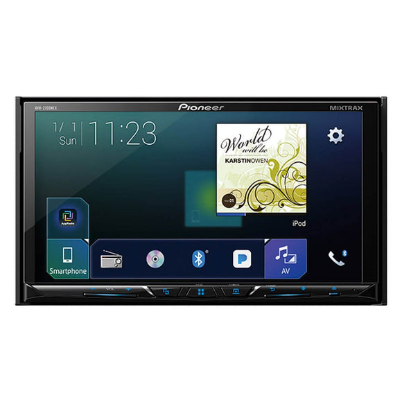 Pioneer AVH-2300NEX Multimedia DVD Receiver with 7 WVGA Display/Apple CarPlay/Android Auto/Built-in Bluetooth/SiriusXM-Ready/AppRadio Mode +
