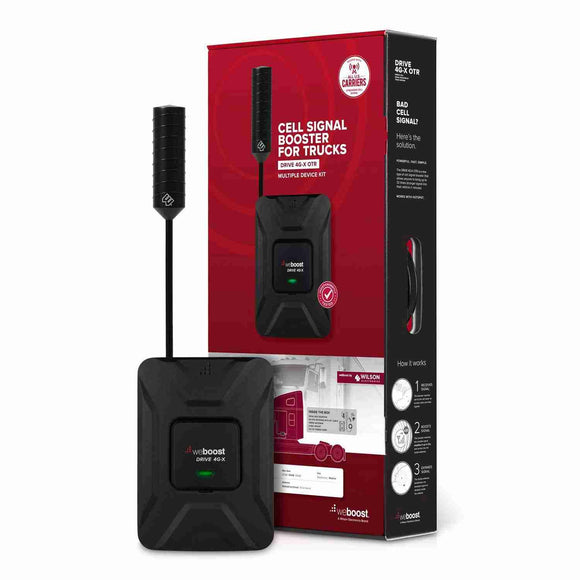 weBoost Drive 4G-X OTR 470210 Cell Phone Signal Booster Trucker Kit Enhance Your Cell Phone Signal up to 32x