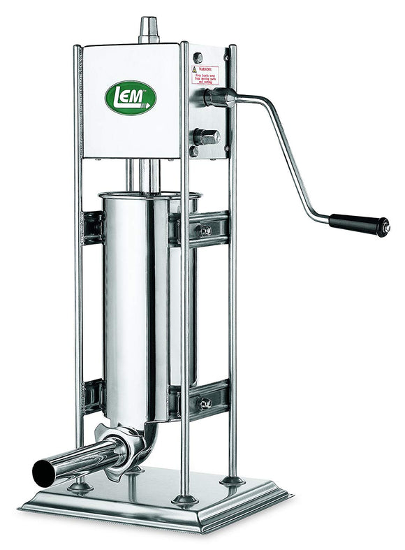 LEM Products 1112 Big Bite 10-Pound Stainless Steel Dual Gear Vertical Sausage Stuffer