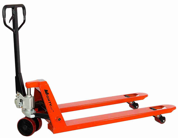 Mighty Lift ML66 Heavy Duty Higher Capacity Pallet Jack/Truck 6600 lb Capacity 27 x 48