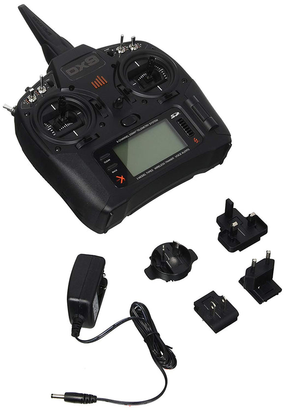 Spektrum DX9 Black 9-Channel DSMX Transmitter Only, Mode 2 (SPMR9910)