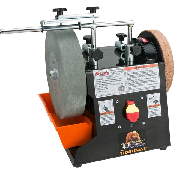Grizzly T10010ANV 10-Inch Wet Grinder Kit, Anniversary Edition