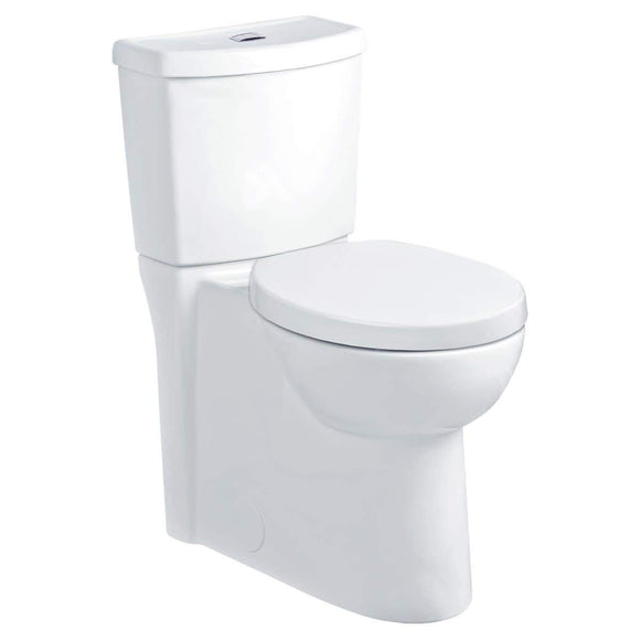 American Standard 2795204020 Studio Concealed Trapway Dual Flush Right Height Round Front Toilet White