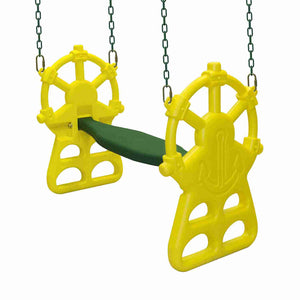 Backyard Discovery 2012com Ship’s Wheel Glider Green/Yellow