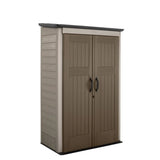 Large Vertical Shed 5 x 2 Feet Brown + Free Assembly