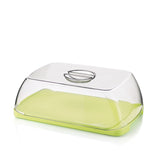 Casa Rectangular Cheese Dish w/Dome Transparent