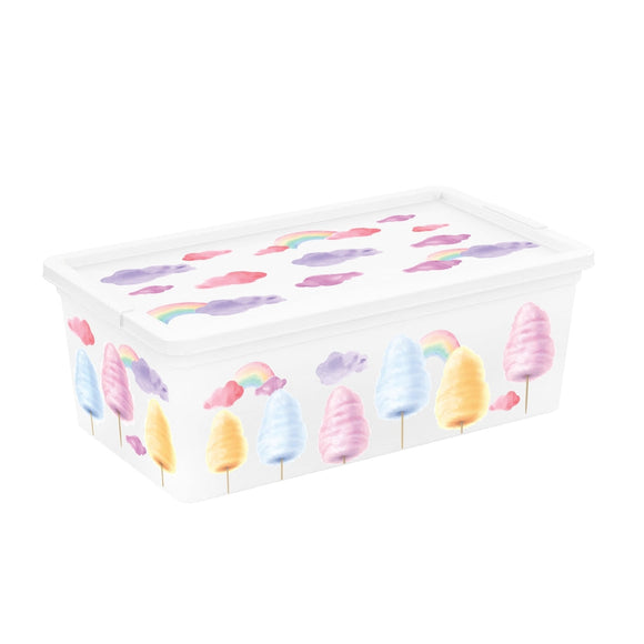 C Box Style Clouds Storage Box XS