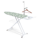 Peschici Ironing board with clothes hanger and wheels 130x45