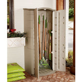 Compact Vertical Shed 2 x 2.5 Feet Olive