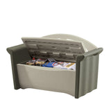 Patio Storage Bench Olive