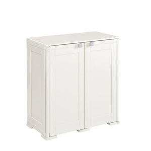 Simplex Low Cabinet - 3 Compartments Cream