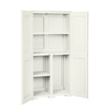 Simplex Tall Cabinet 5 Compartments Cream + Free Delivery