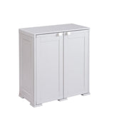 Simplex Low Cabinet - 3 Compartments Grey