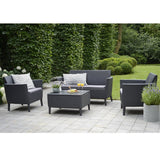 Salemo Sofa Set Graphite