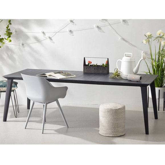 Lima Long Dining Table Graphite 240cm