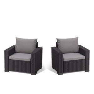 California Armchair Set Graphite