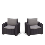 California Armchair Set Graphite