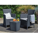 Iowa Balcony Sofa Set Graphite