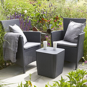 Iowa Balcony Sofa Set Graphite