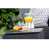 Salemo Balcony Outdoor Sofa Set Graphite