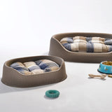 Pet Sleeping Basket M Grey