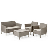 Salemo Sofa Set Cappuccino