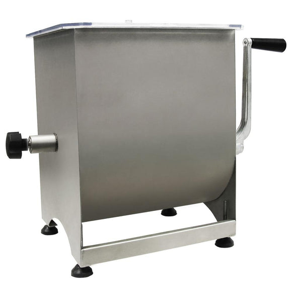 Weston Stainless Steel Manual Meat Mixer – 44 lb Capacity