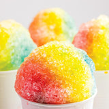 Nostalgia 8 oz. Blue and White Countertop Snow Cone Machine
