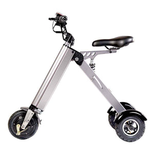 TopMate ES31 Electric Scooter Mini Foldable Tricycle Weight 14KG with 3 Gears Speed Limit 6-12-20KM/H and 3 Shock Absorbers | for Travel and Leisure Activities Easy to Put in The Trunk