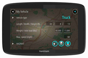 TomTom Trucker 620 6-Inch GPS Navigation Device for Trucks with Wi-Fi Connectivity Smartphone Services and Free Lifetime Traffic and Maps of North America