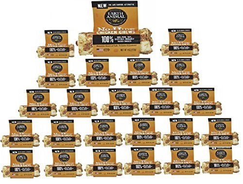 (24 Pack) Earth Animal No-Hide Chicken Chews 4