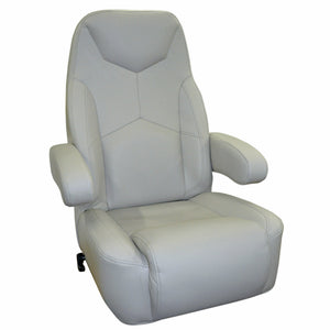 Suite Marine SM9753010109 Boat Seat Captain Chair – Gray – SM9753010109